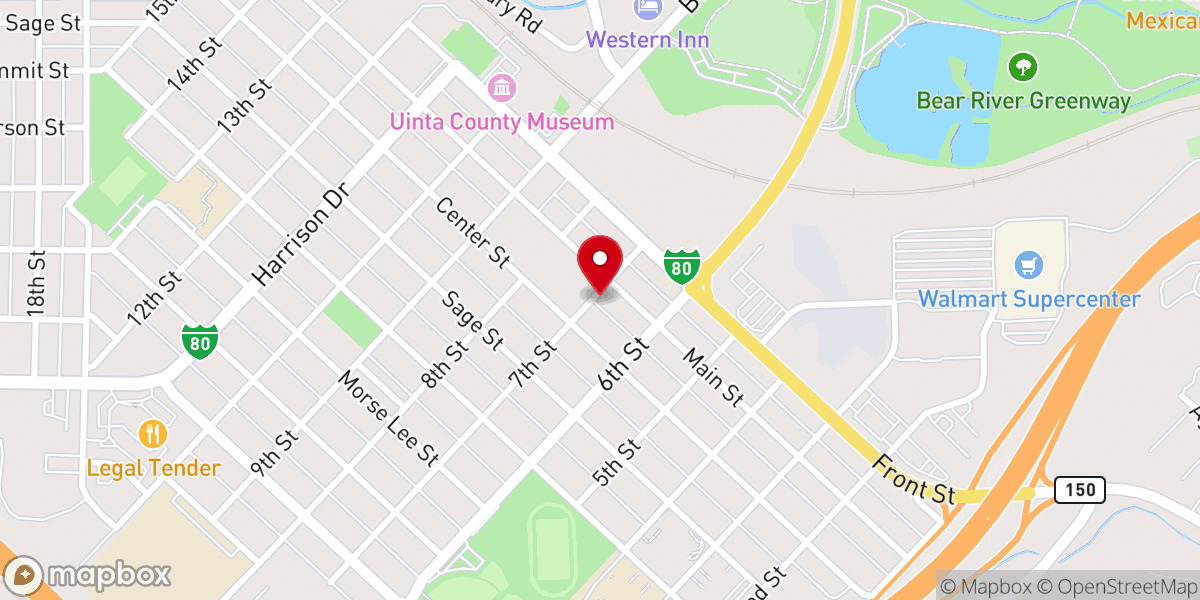 Map showing location of First Brick Church Marker