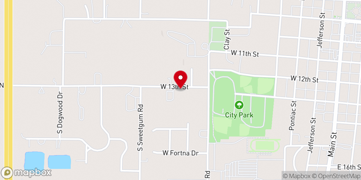 Map showing location of Life Care Center of Rochester