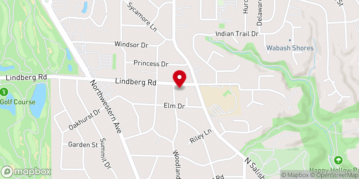 Map showing location of Riverside Covenant Church