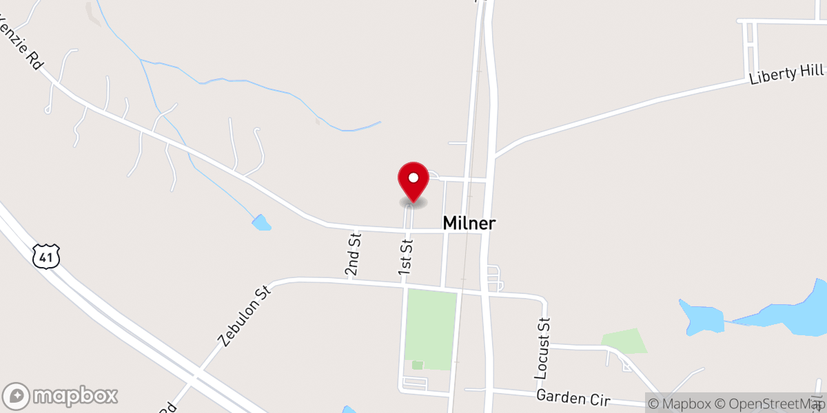Map showing location of Saint George's Episcopal School