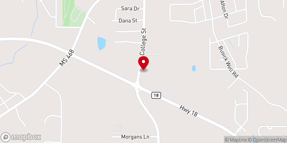 Map showing location of Brandon Assembly of God