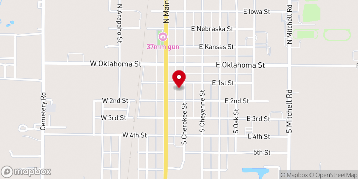 Map showing location of Good Samaritan Ministries - Food Distribution Center