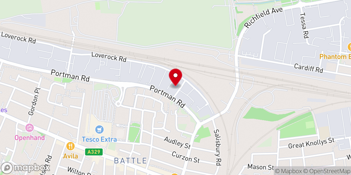 Map showing location of The Deliverance Centre
