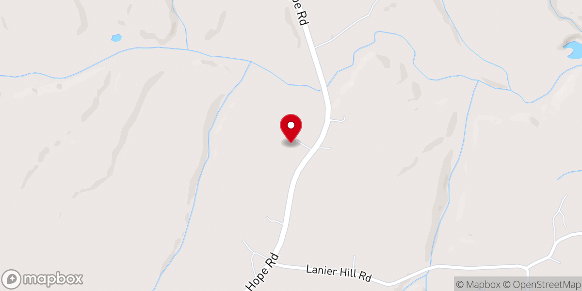 Map showing location of Calvary Gospel Church