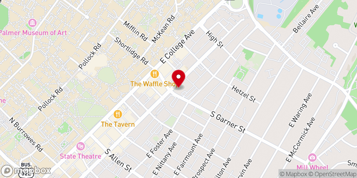 Map showing location of Grace Lutheran Church