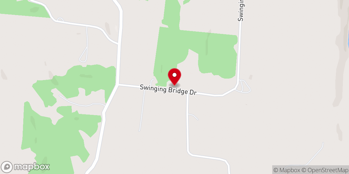 Map showing location of Lamine Baptist Church