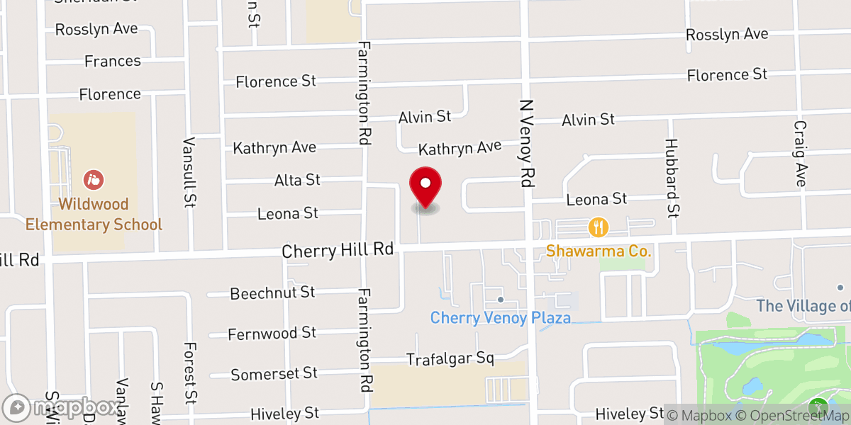 Map showing location of Cherry Hill Seventh-day Adventist Church