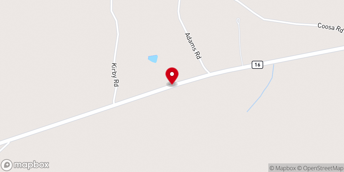 Map showing location of St. Mark Missionary Baptist Church