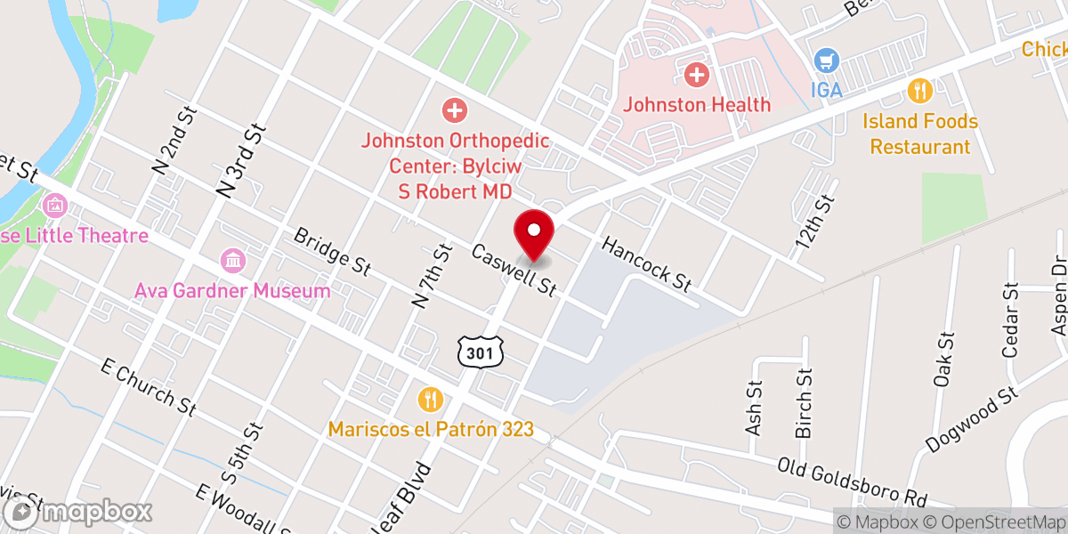 Map showing location of The Salvation Army - Smithfield