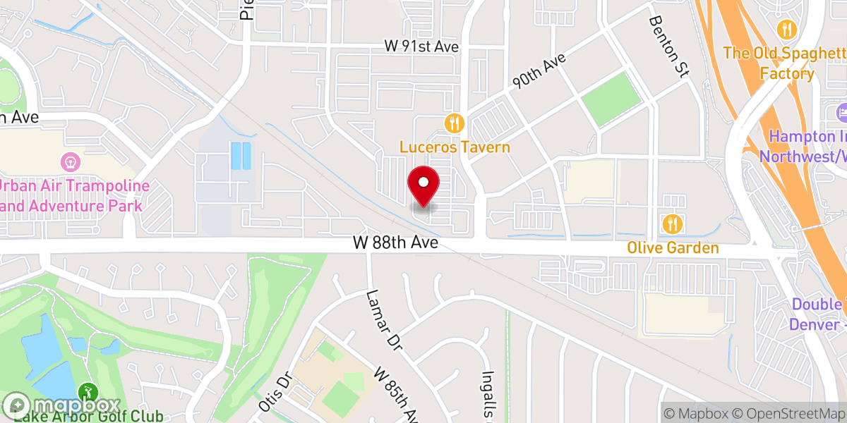 Map showing location of Harbor Church