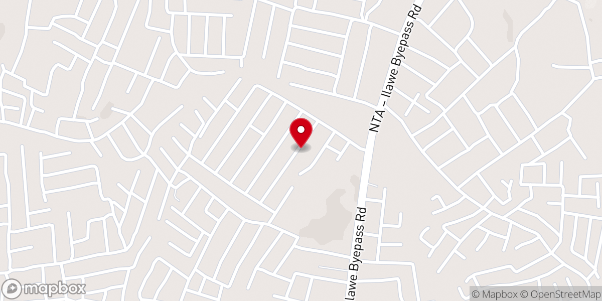 Map showing location of C&S Unification Student Fellowship, Federal Poly Ado CEC Chapter