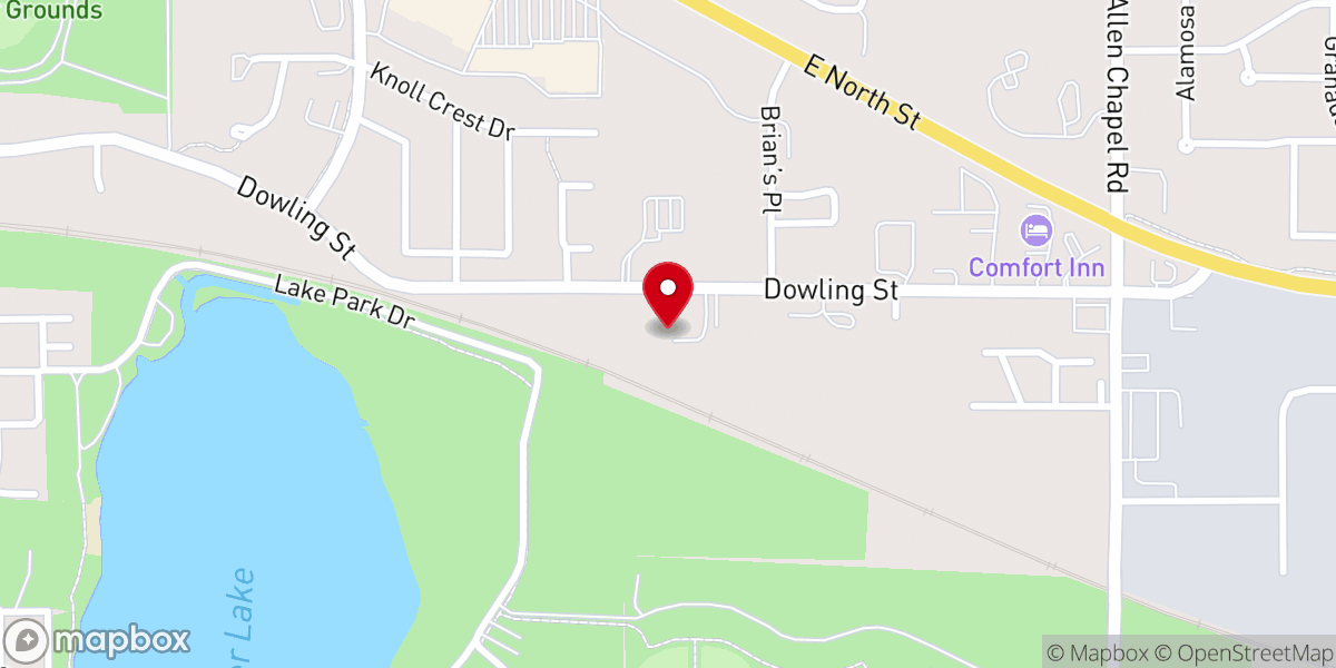 Map showing location of Faith Alive Church