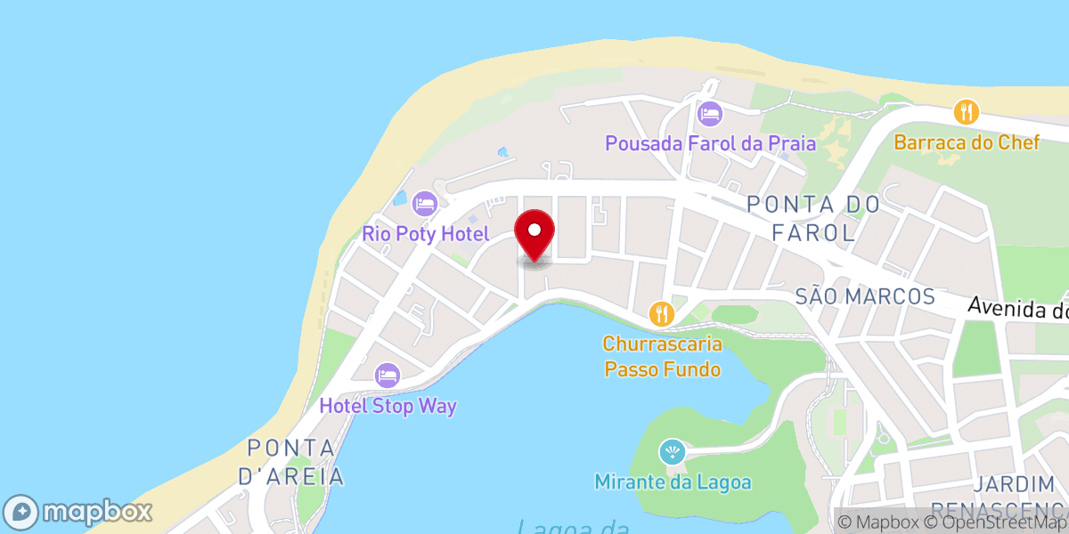 Map showing location of Igreja de São Marcos