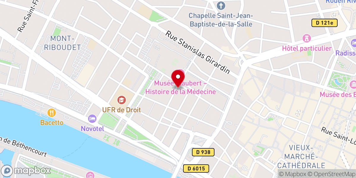 Map showing location of Chapelle de la Misericordia