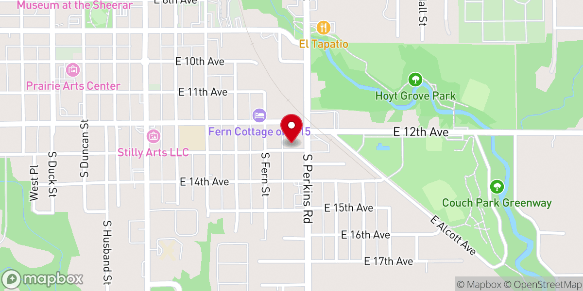 Map showing location of Simply Church