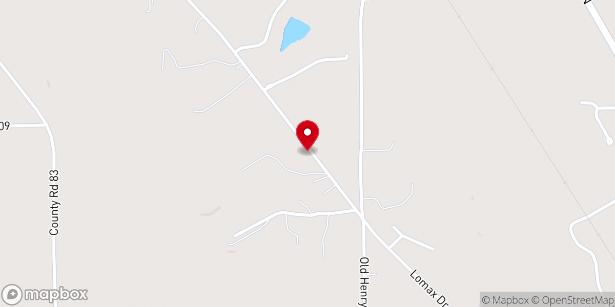 Map showing location of Victory Chapel Church