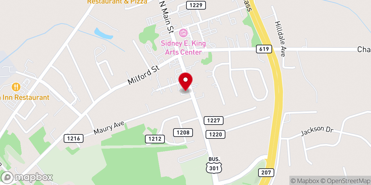 Map showing location of St Asaph's Episcopal Church