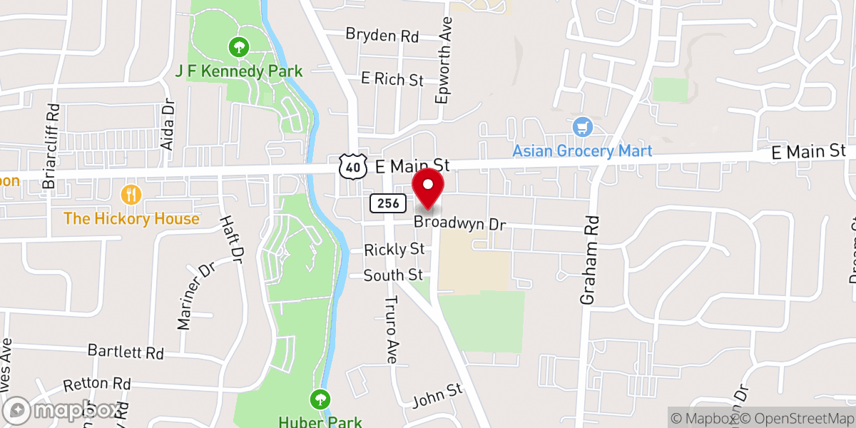 Map showing location of Spoken Word Assemblies