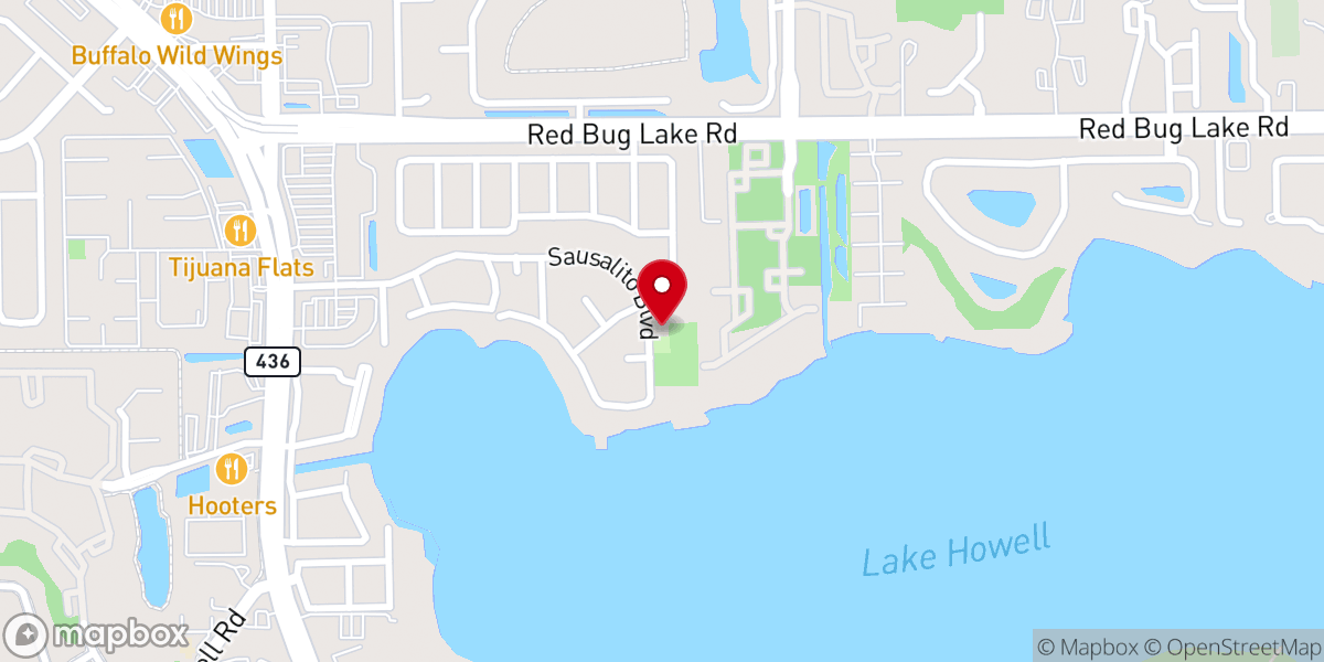 Map showing location of Orlando Christadelphians