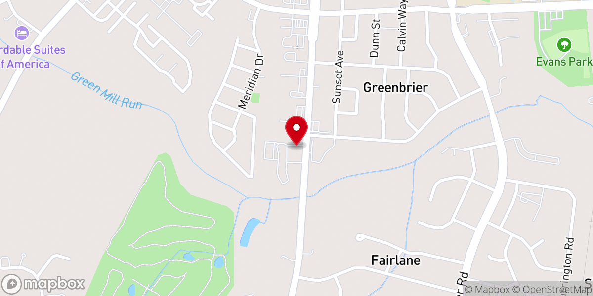 Map showing location of Divine Anointing Church International