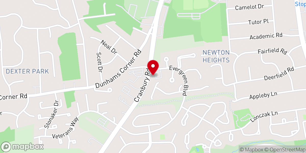 Map showing location of Mount Sinai Memorial Chapels