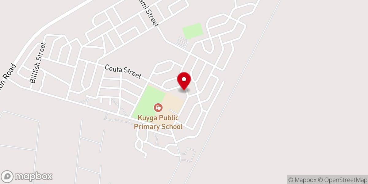 Map showing location of New Apostolic Church Kuyga