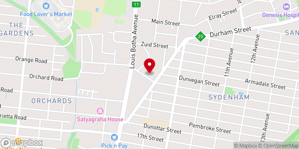 Map showing location of Our Lady of the Wayside Catholic Church, Maryvale