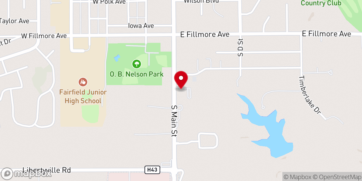 Map showing location of Mothers Day Out Preschool