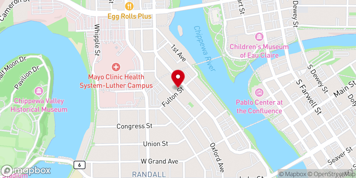 Map showing location of Christian Community Church