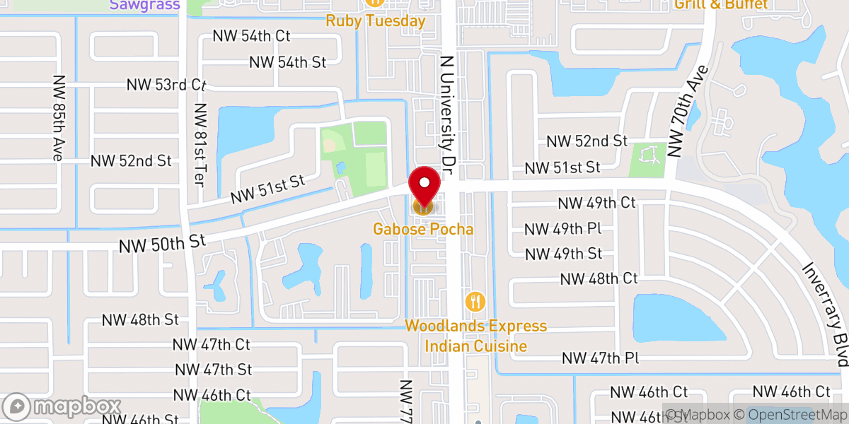 Map showing location of Transformation Ministries Florida