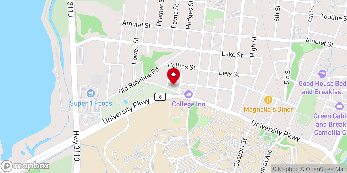 Map showing location of River Community Church