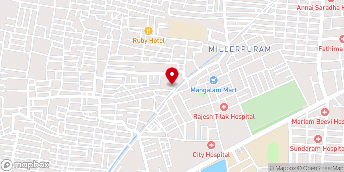Map showing location of Pentecostal Church