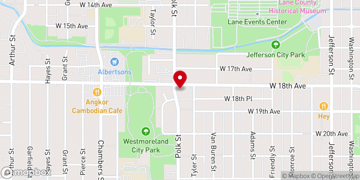 Map showing location of Emmaus Lutheran Church (ELCA)