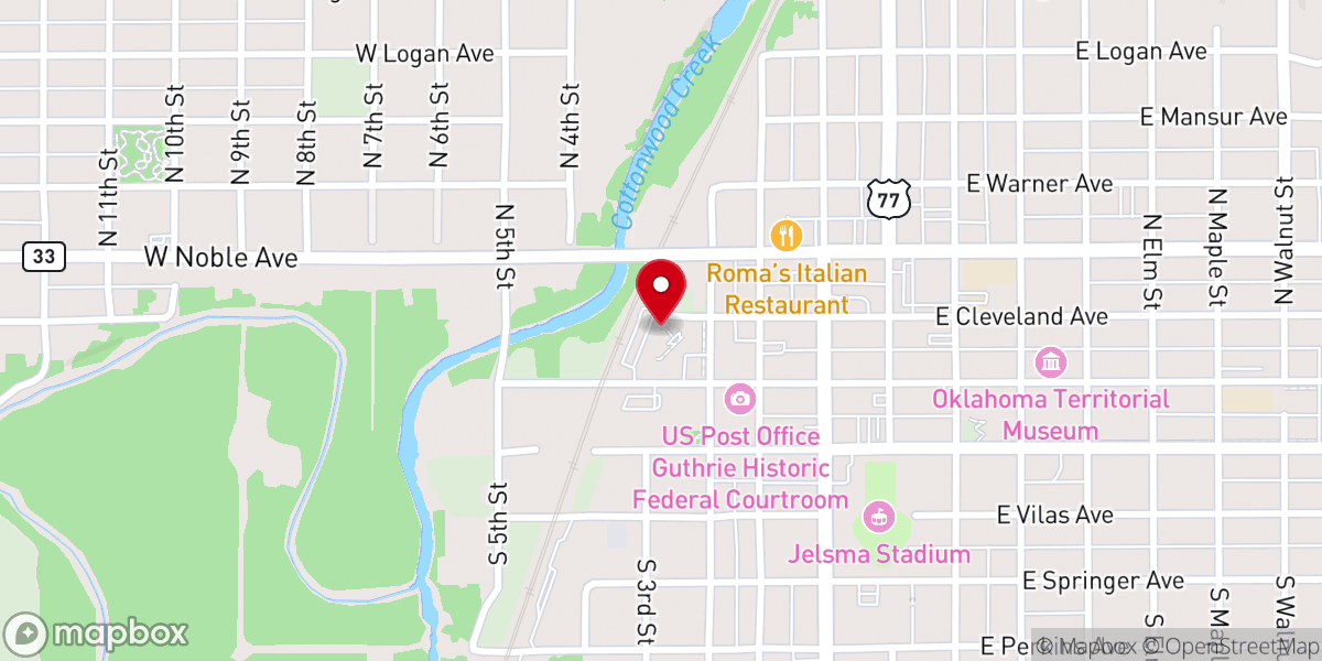 Map showing location of Magnolia Moon