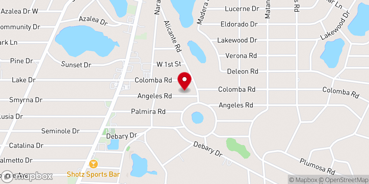 Map showing location of The Church of America