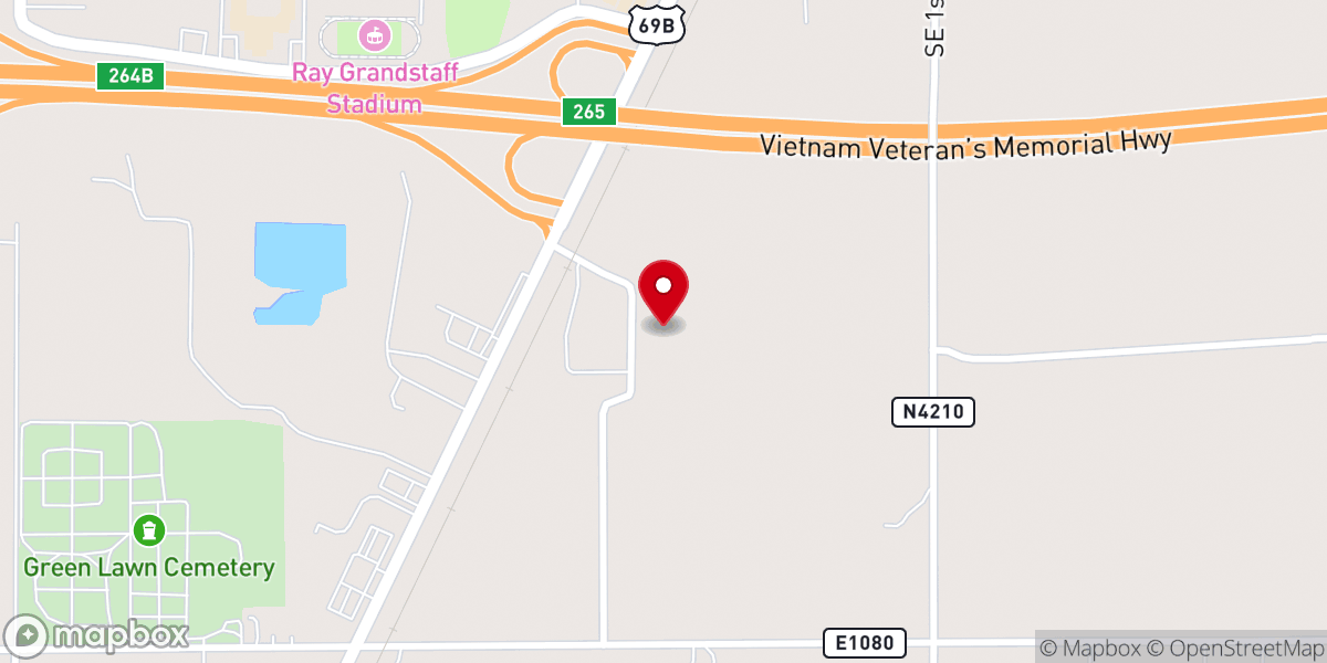Map showing location of Granite Station Cowboy Church