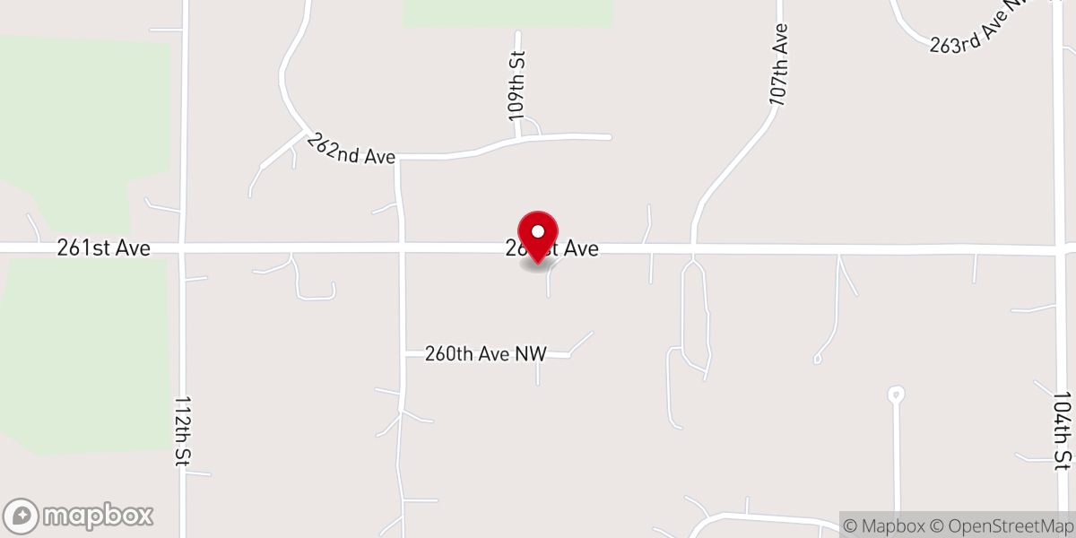 Map showing location of Berean Christian Fellowship