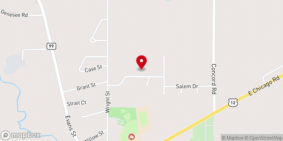 Map showing location of The Church of Jesus Christ of Latter-day Saints