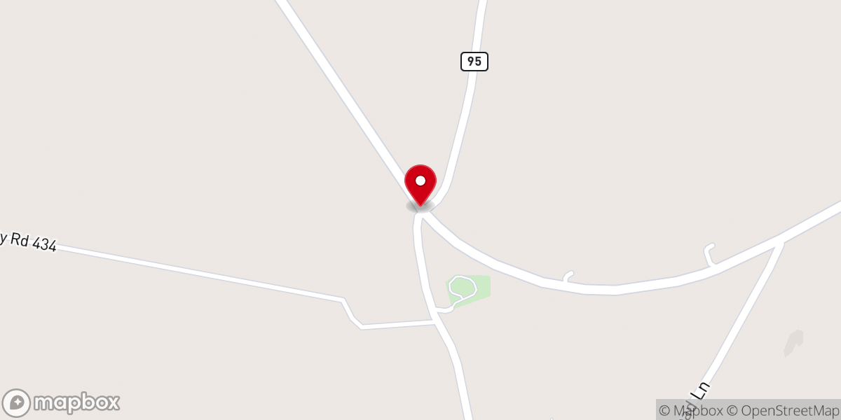 Map showing location of Chireno
