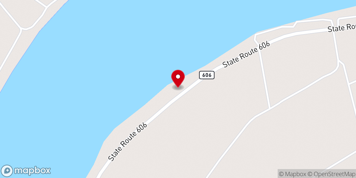 Map showing location of Port O’Bruin