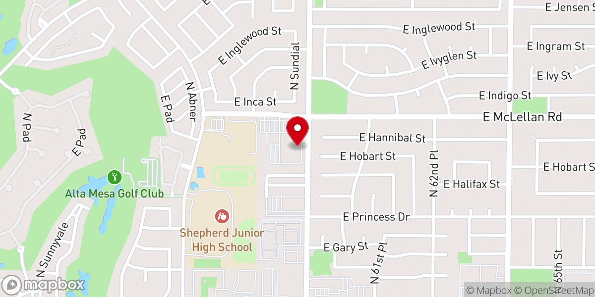 Map showing location of All Saints Catholic Church
