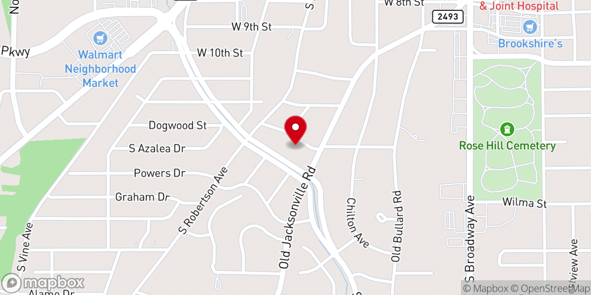 Map showing location of Good Shepherd Anglican Church