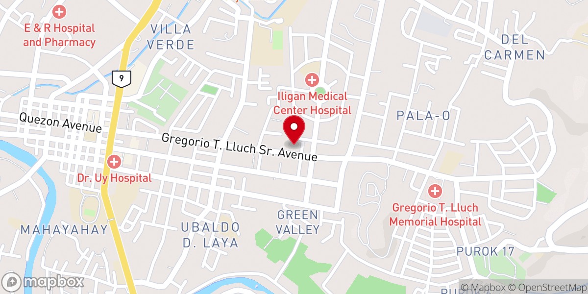 Map showing location of Christ's Commission Fellowship