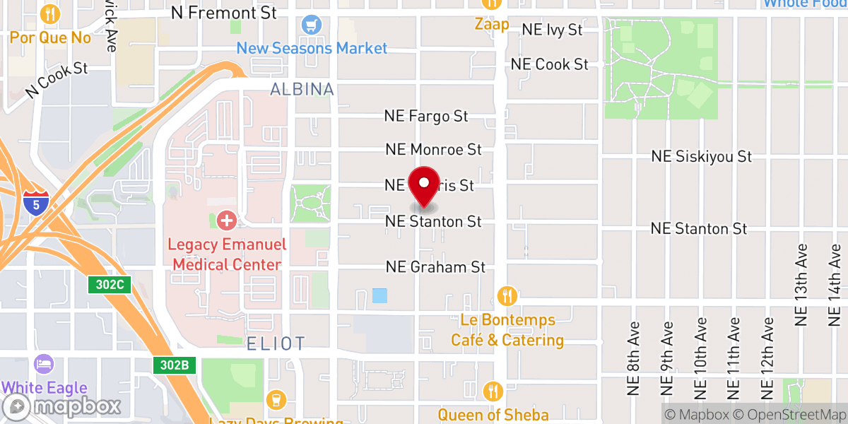 Map showing location of Greater Mount Gillard Missionary Baptist Church