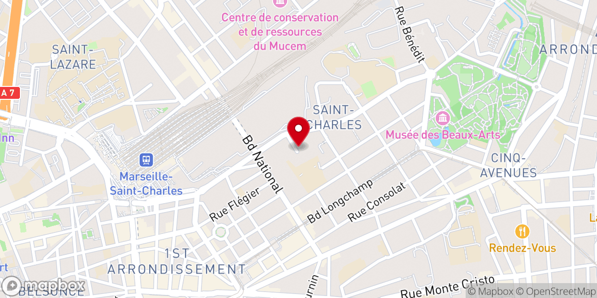 Map showing location of J O C