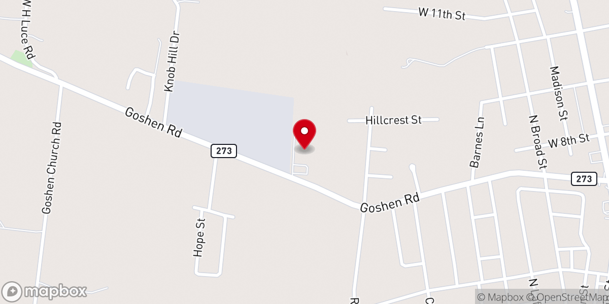 Map showing location of Dogwood Estates