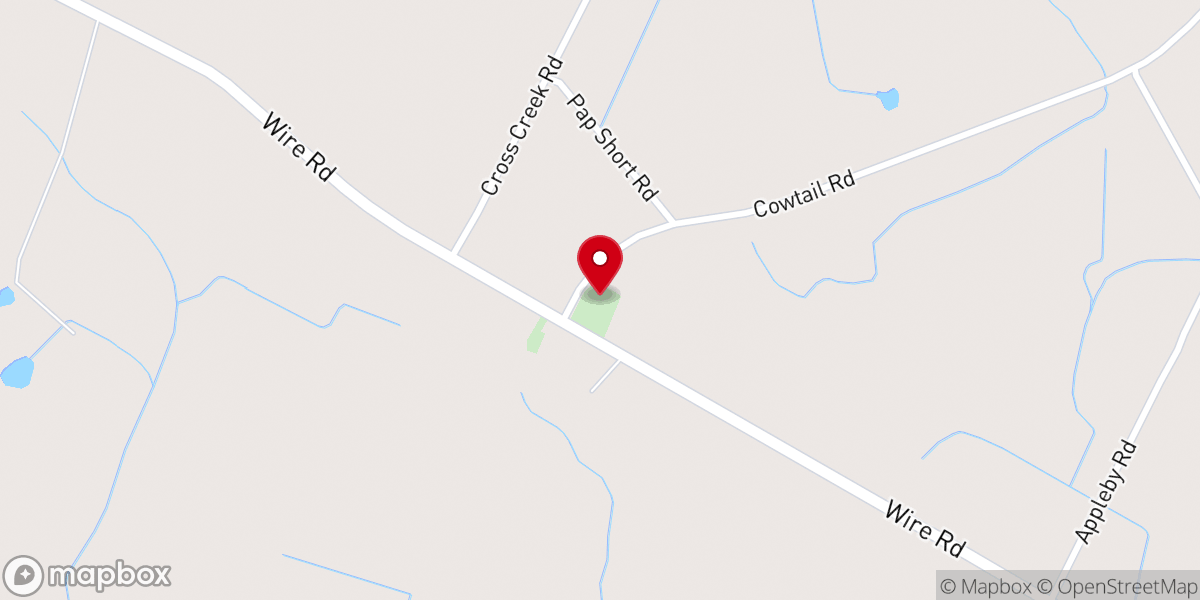 Map showing location of Appleby Church