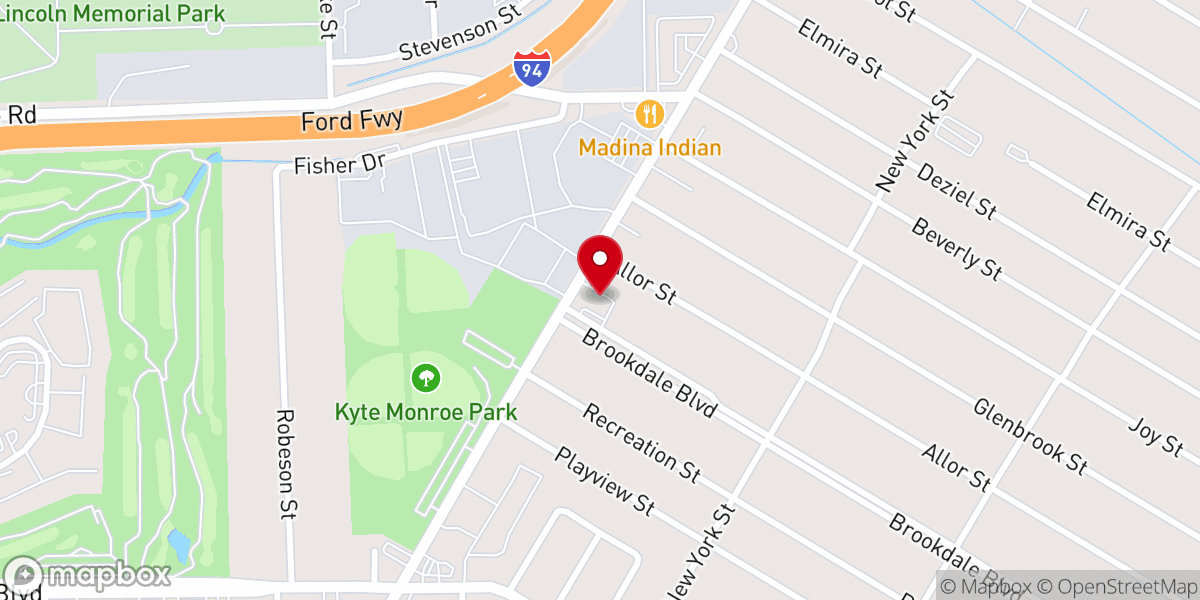 Map showing location of The Cross Bible Church