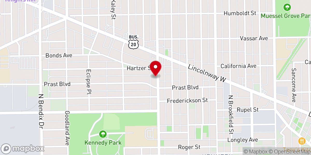 Map showing location of Holy Trinity Episcopal Church