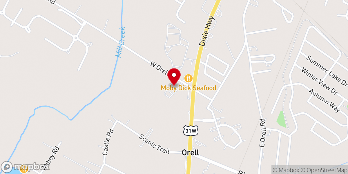 Map showing location of South Jefferson Christian Church
